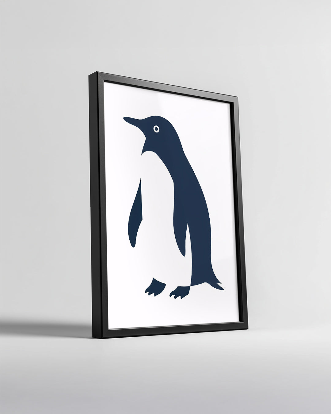 Penguen - Siyah Beyaz Tüyler Poster Tablosu