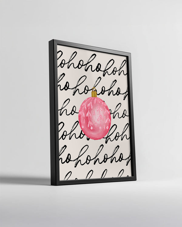 Penguin Family Christmas Poster Tablosu