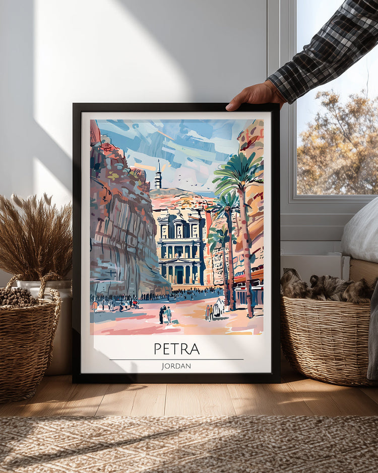 Petra Ürdün Poster Tablosu
