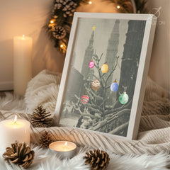 Pheasant Snow Walk Poster Tablosu