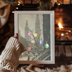 Pheasant Snow Walk Poster Tablosu