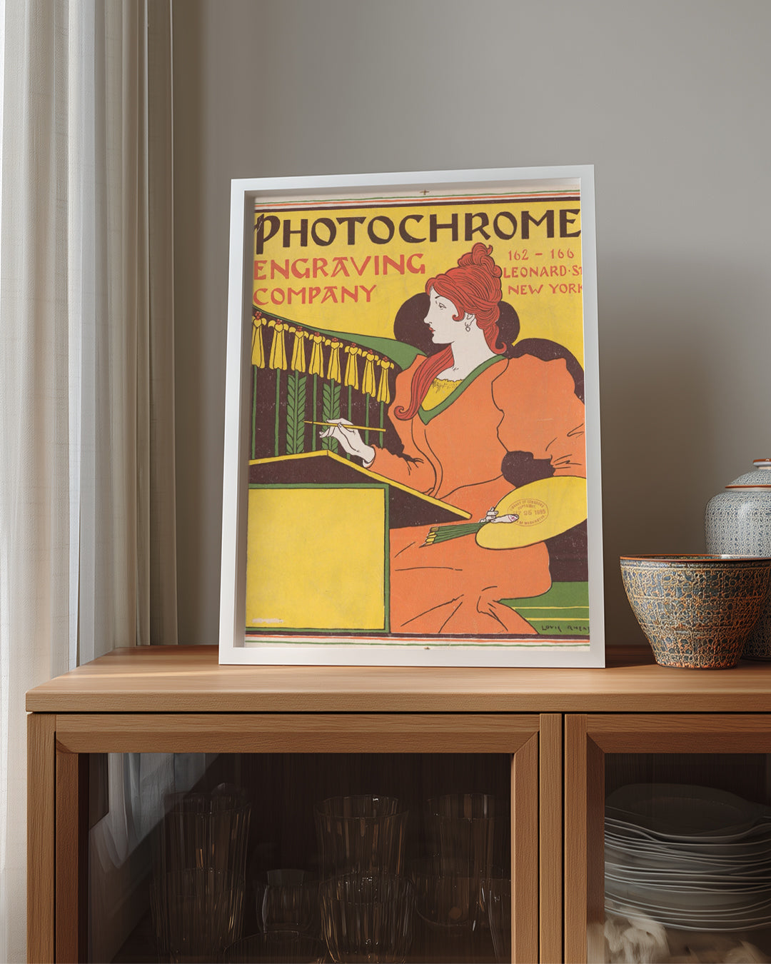 Photochrome Nekkaşı - Renkli Reklam İllüstrasyonu Poster Tablosu