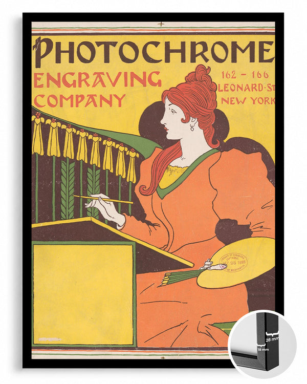 Photochrome Nekkaşı - Renkli Reklam İllüstrasyonu Poster Tablosu