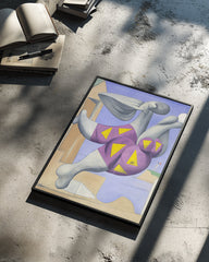 Picasso Bather Poster Tablosu
