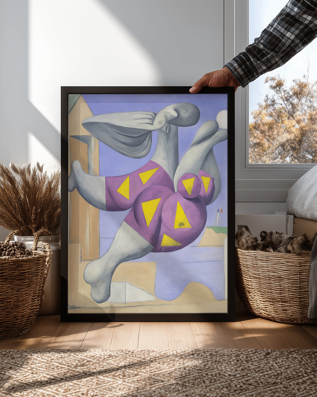 Picasso Bather Poster Tablosu