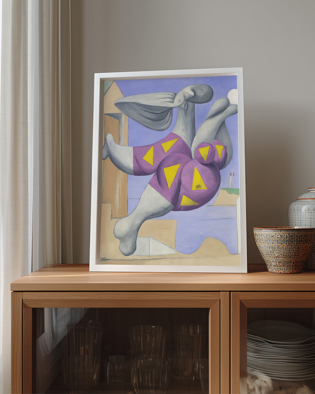 Picasso Bather Poster Tablosu
