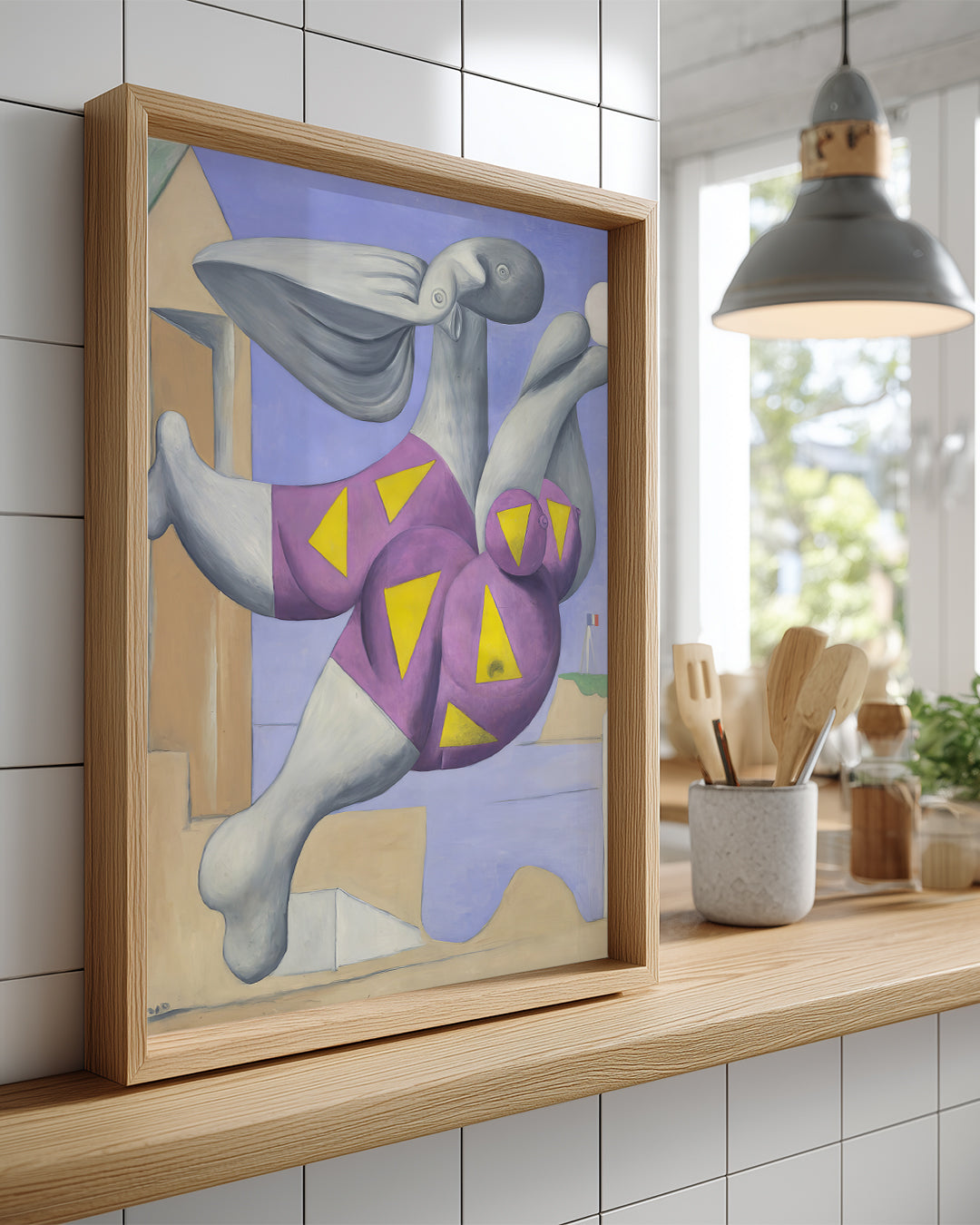 Picasso Bather Poster Tablosu