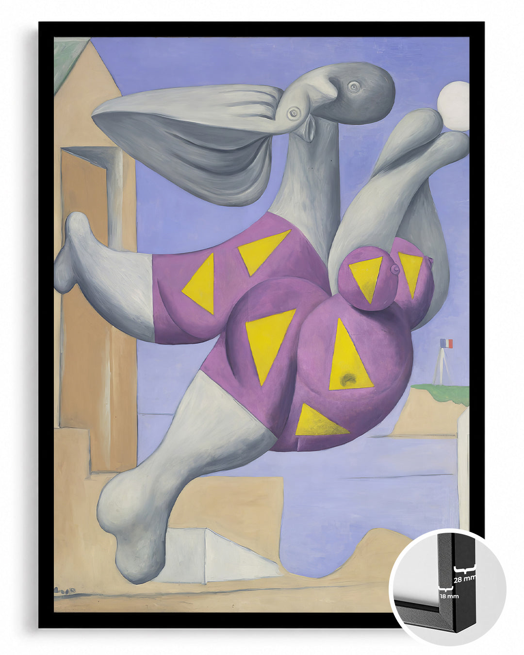 Picasso Bather Poster Tablosu