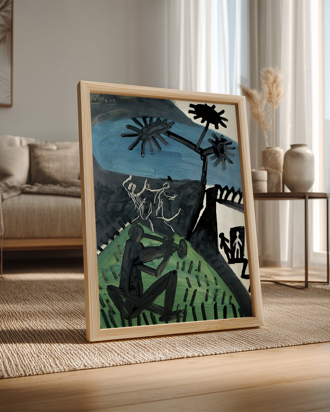 Picasso Flute Poster Tablosu