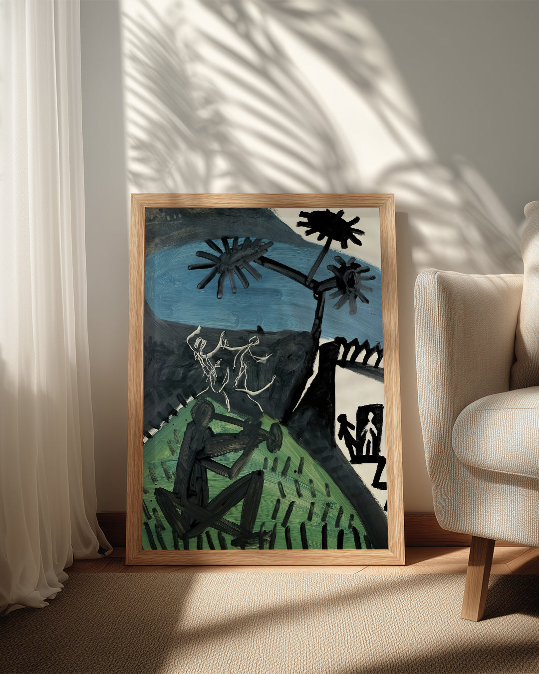 Picasso Flute Poster Tablosu