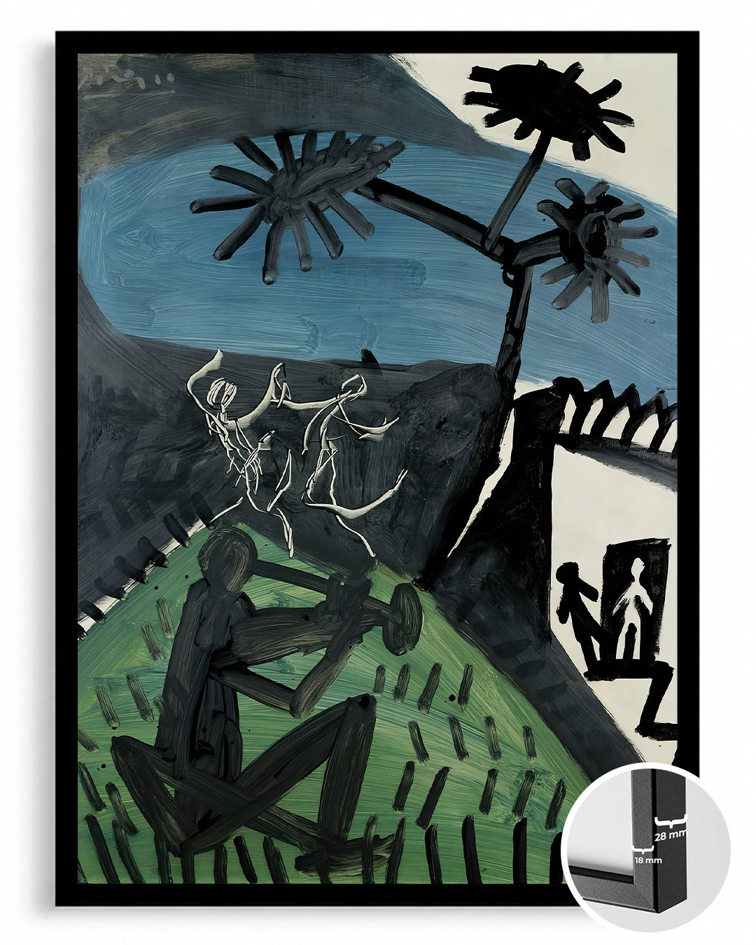 Picasso Flute Poster Tablosu