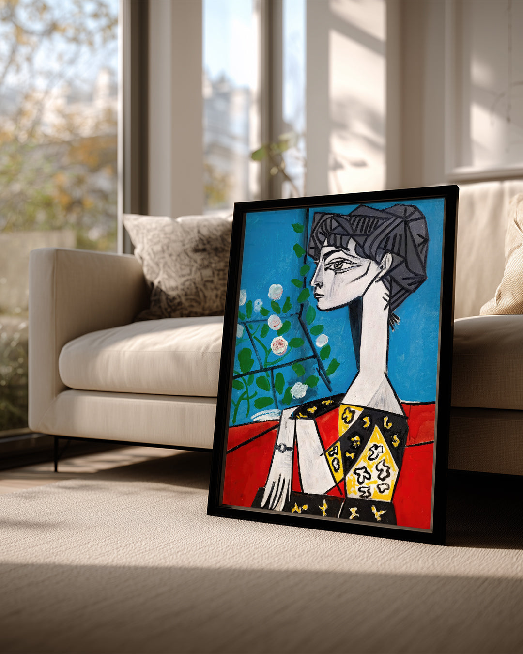 Picasso Rose Poster Tablosu