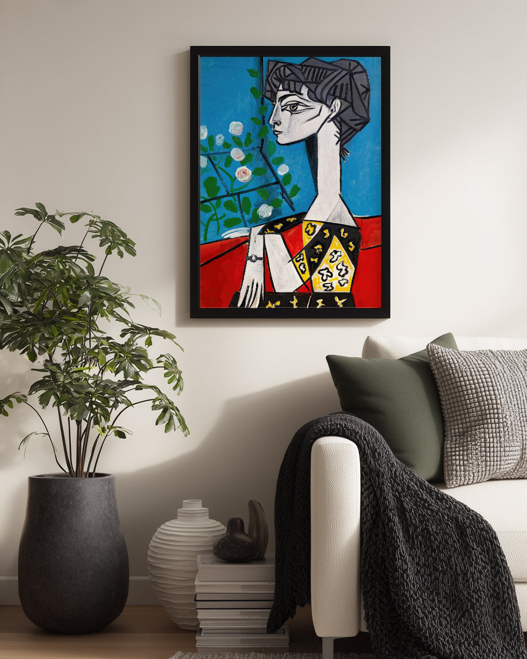 Picasso Rose Poster Tablosu