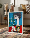 Picasso Rose Poster Tablosu