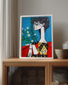 Picasso Rose Poster Tablosu