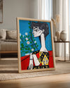Picasso Rose Poster Tablosu