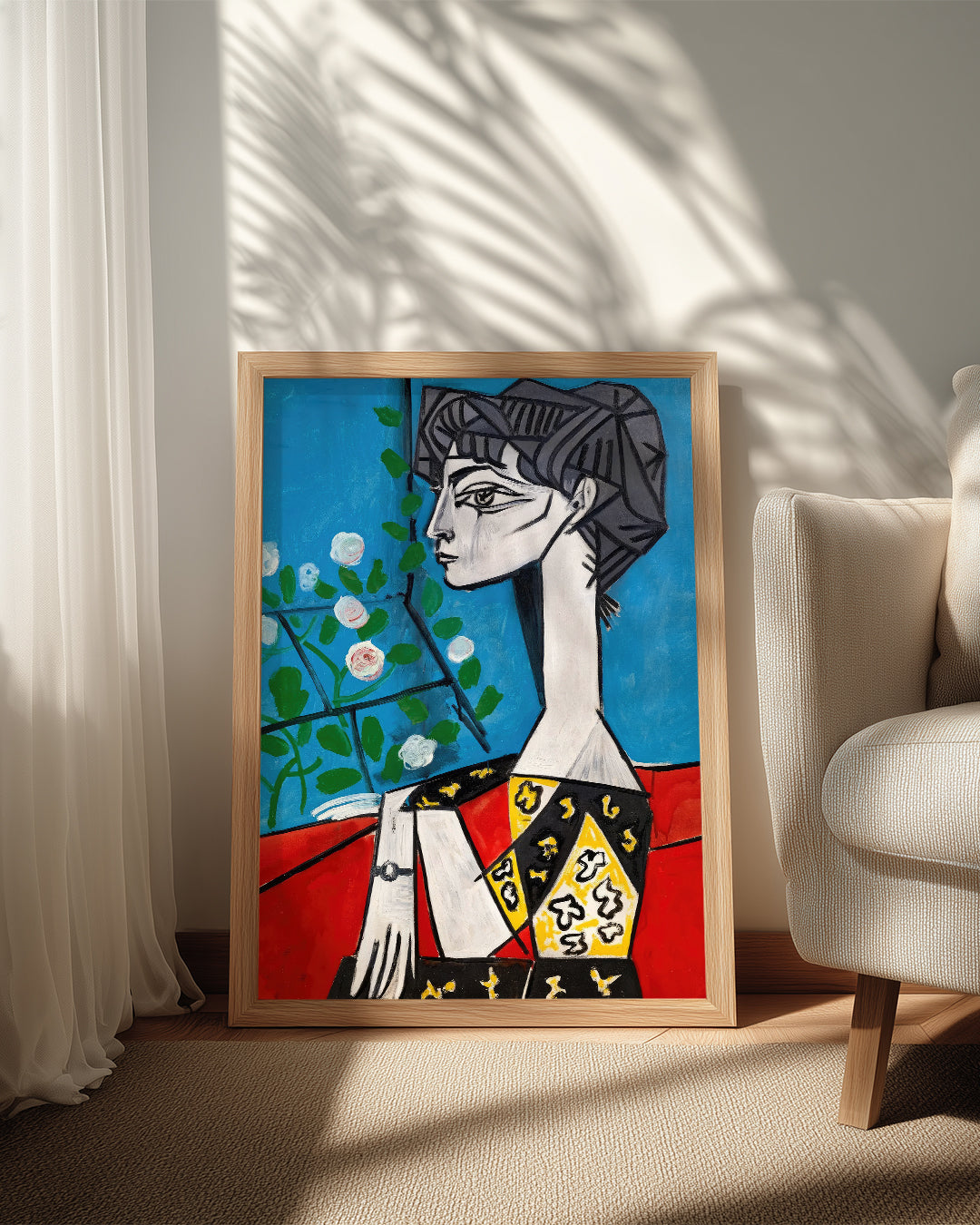 Picasso Rose Poster Tablosu