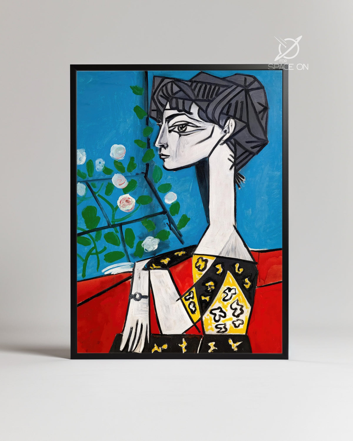 Picasso Rose Poster Tablosu