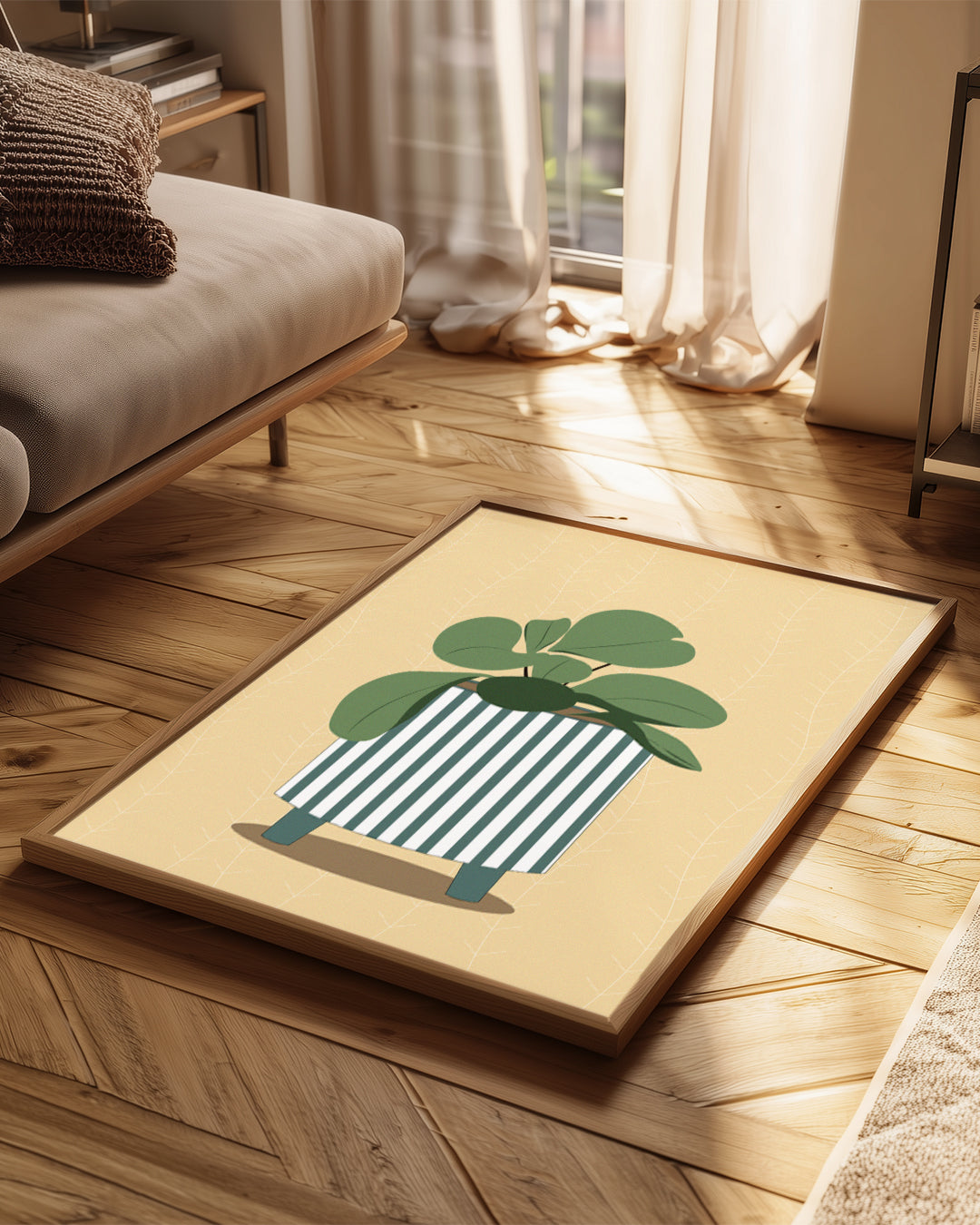 Pilea Pot Poster Tablosu