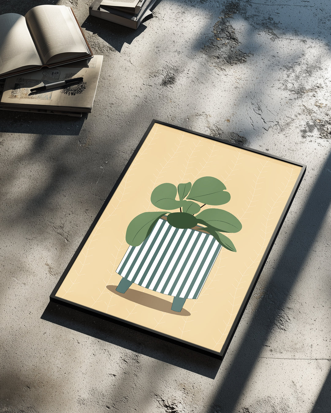 Pilea Pot Poster Tablosu