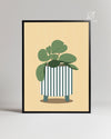 Pilea Pot Poster Tablosu
