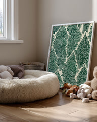 Pine Pattern Poster Tablosu