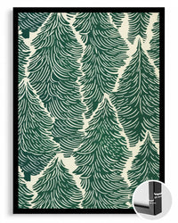 Pine Pattern Poster Tablosu