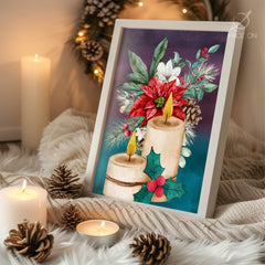 Pinecone Decoration Art Poster Tablosu