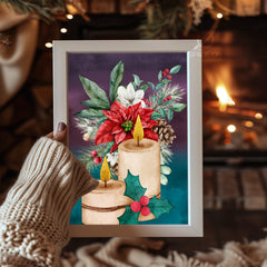 Pinecone Decoration Art Poster Tablosu