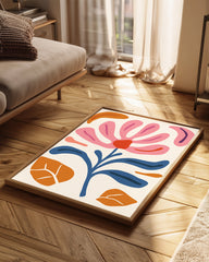 Pink Abstract Poster Tablosu