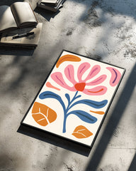 Pink Abstract Poster Tablosu