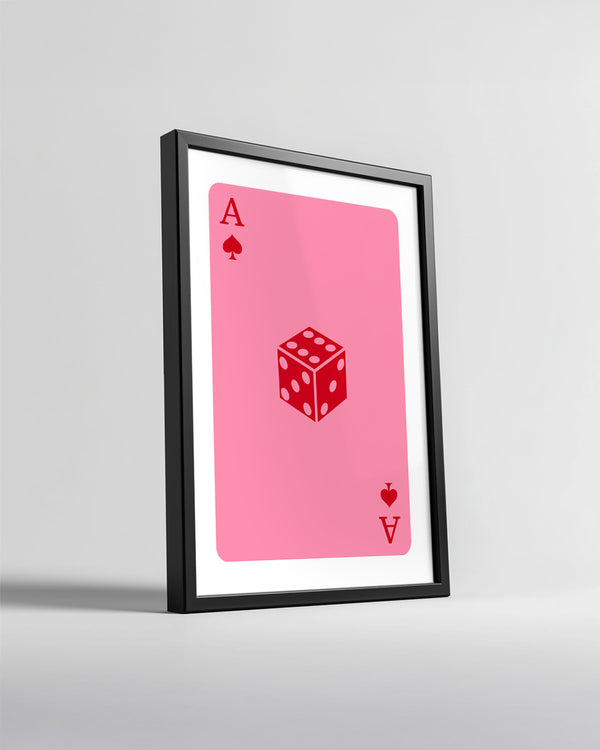 Pink Ace Poster Tablosu