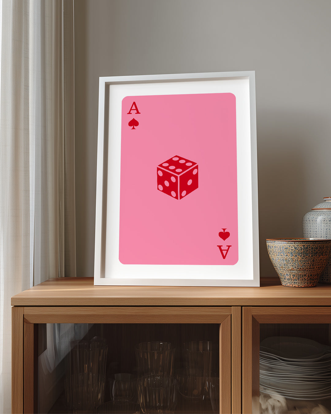 Pink Ace Poster Tablosu