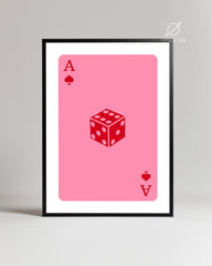 Pink Ace Poster Tablosu