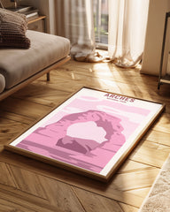 Pink Arch Poster Tablosu