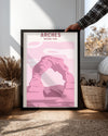Pink Arch Poster Tablosu
