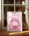 Pink Arch Poster Tablosu