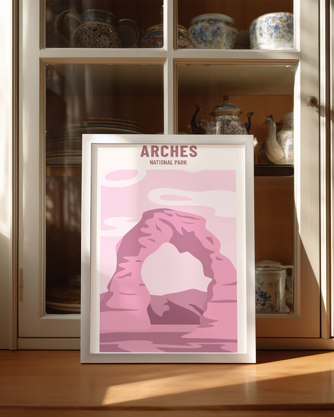 Pink Arch Poster Tablosu