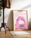 Pink Arch Poster Tablosu