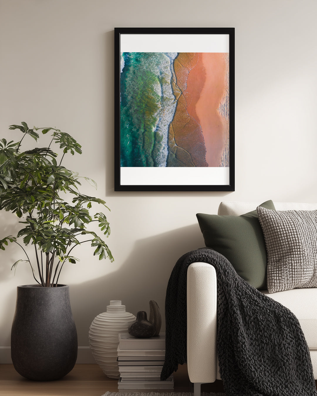 Pink Beach Poster Tablosu