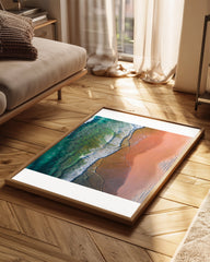 Pink Beach Poster Tablosu