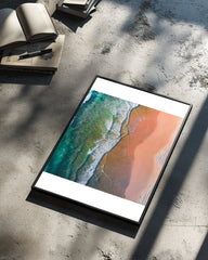 Pink Beach Poster Tablosu