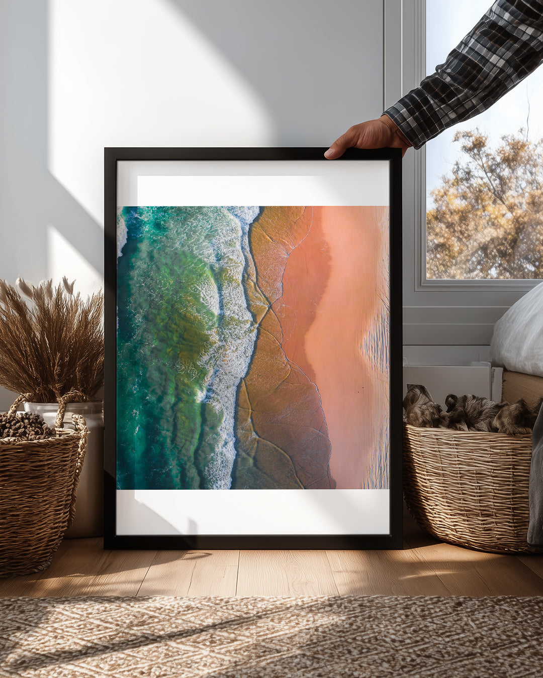 Pink Beach Poster Tablosu