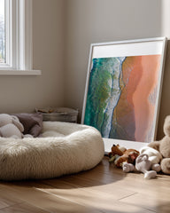 Pink Beach Poster Tablosu