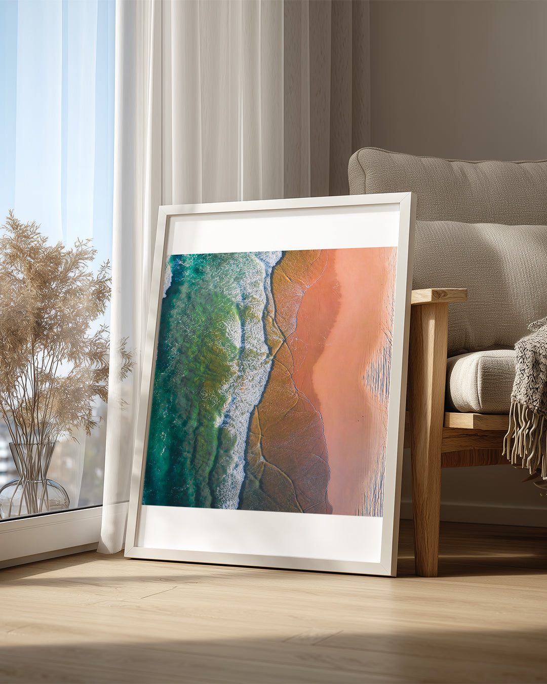 Pink Beach Poster Tablosu