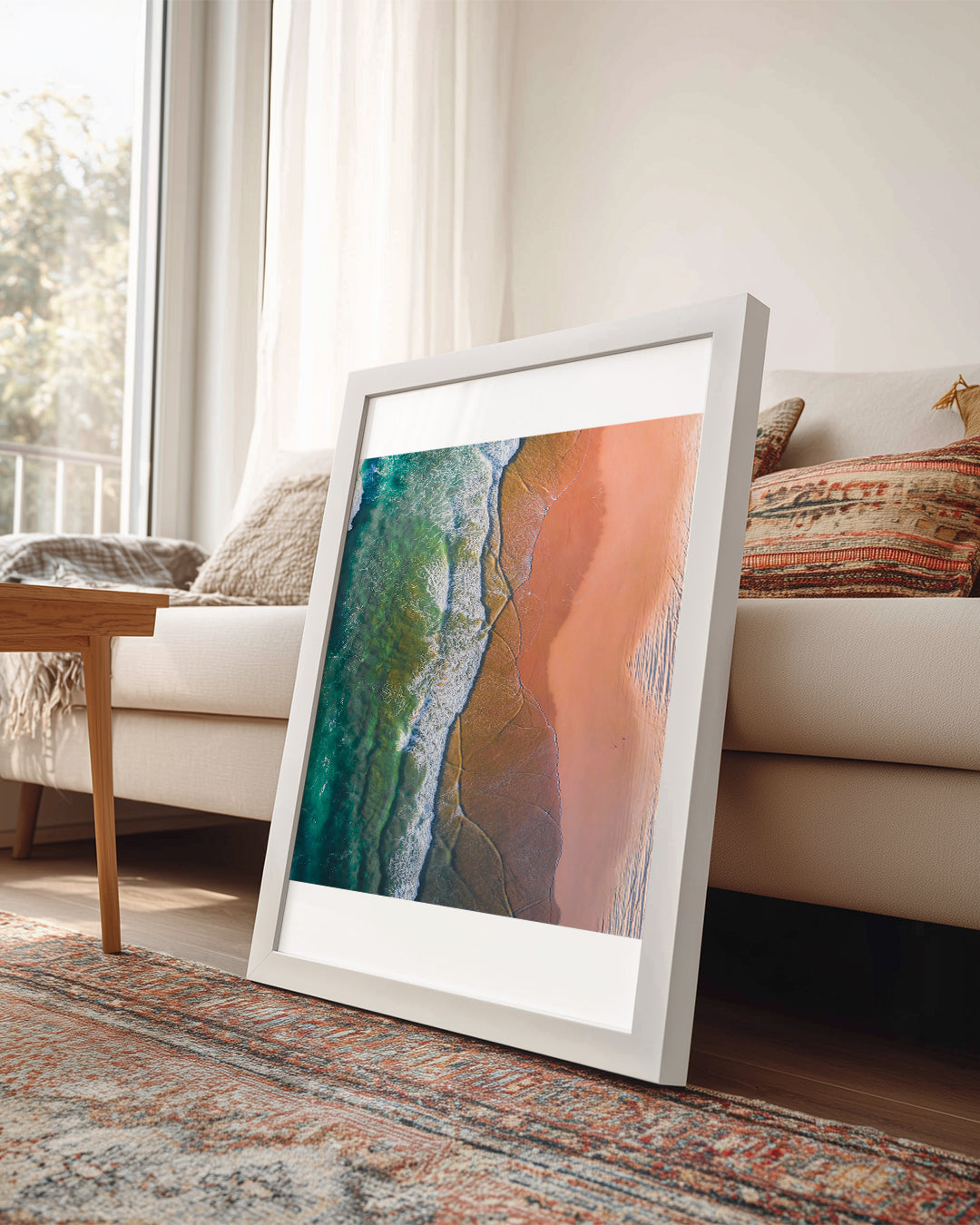Pink Beach Poster Tablosu
