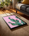 Pink Cactus Poster Tablosu
