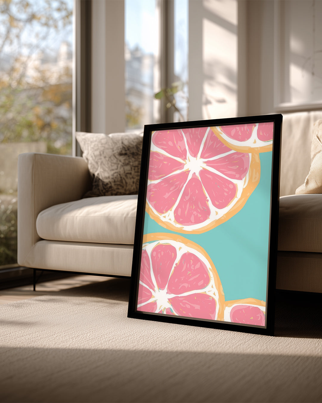 Pink Citrus Poster Tablosu