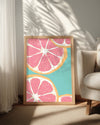 Pink Citrus Poster Tablosu