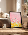 Pink Daisy Poster Tablosu